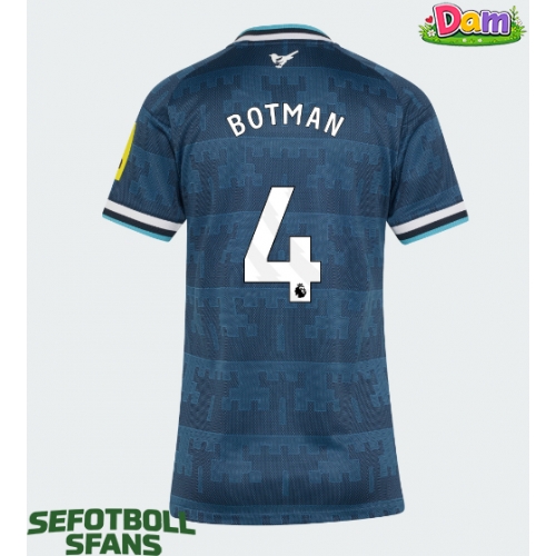 Newcastle United Sven Botman #4 Bortatröja Kvinnor 2026-27 Kortärmad